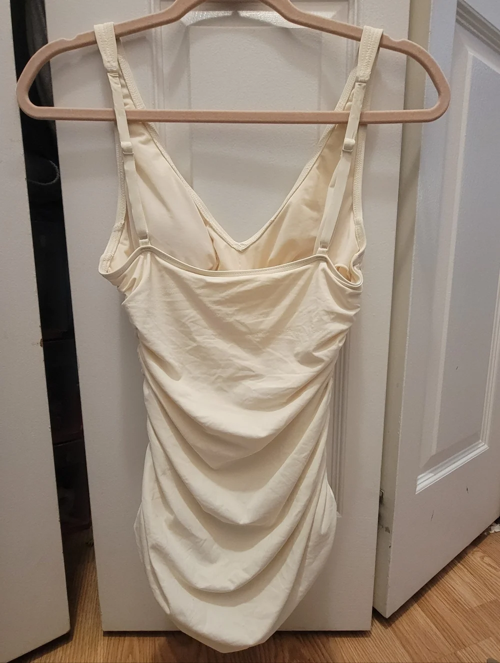DKNYWomen's Crossover Tummy Control Ruched One-Piece Swimsuit - Picture 2 of 13